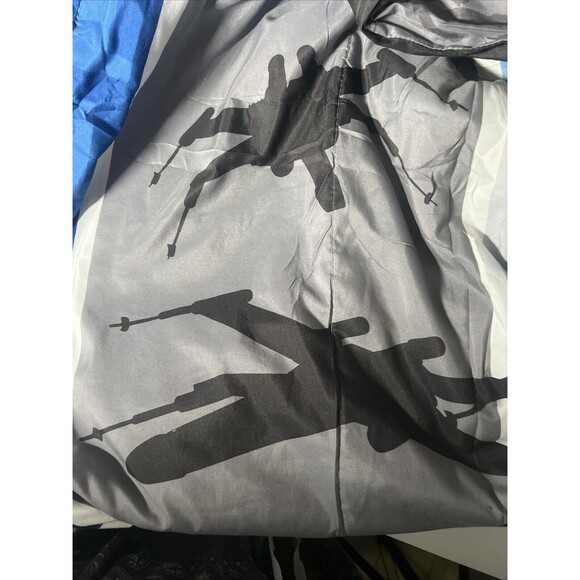Star Wars Vintage Twin Full 64" X 86" Comforter R2-D2 Luke Vader Imperial Rebel - Picture 7 of 8